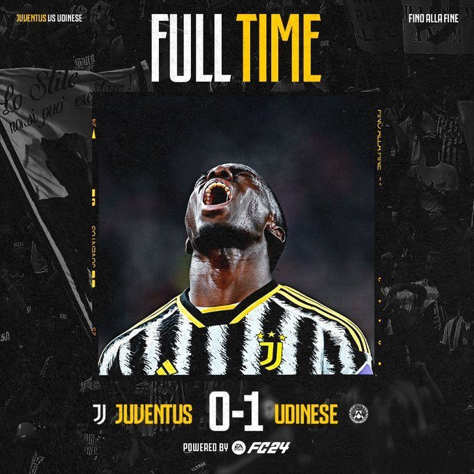 尤文图斯逼平乌迪内斯，领先积分榜三分